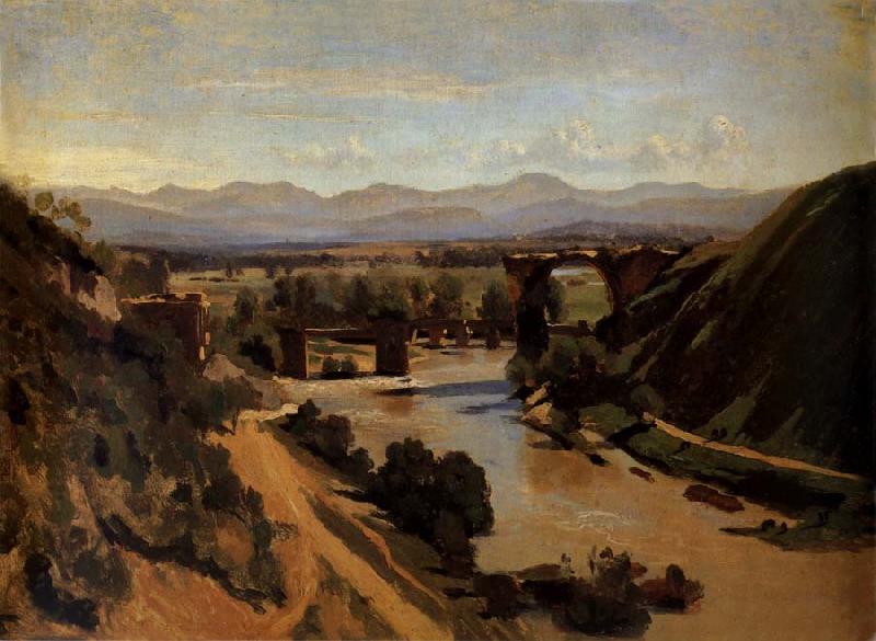 Corot Camille The bridge of Narnl oil painting image